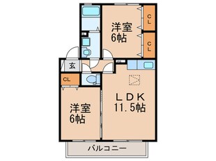 ボナール フラッツの物件間取画像